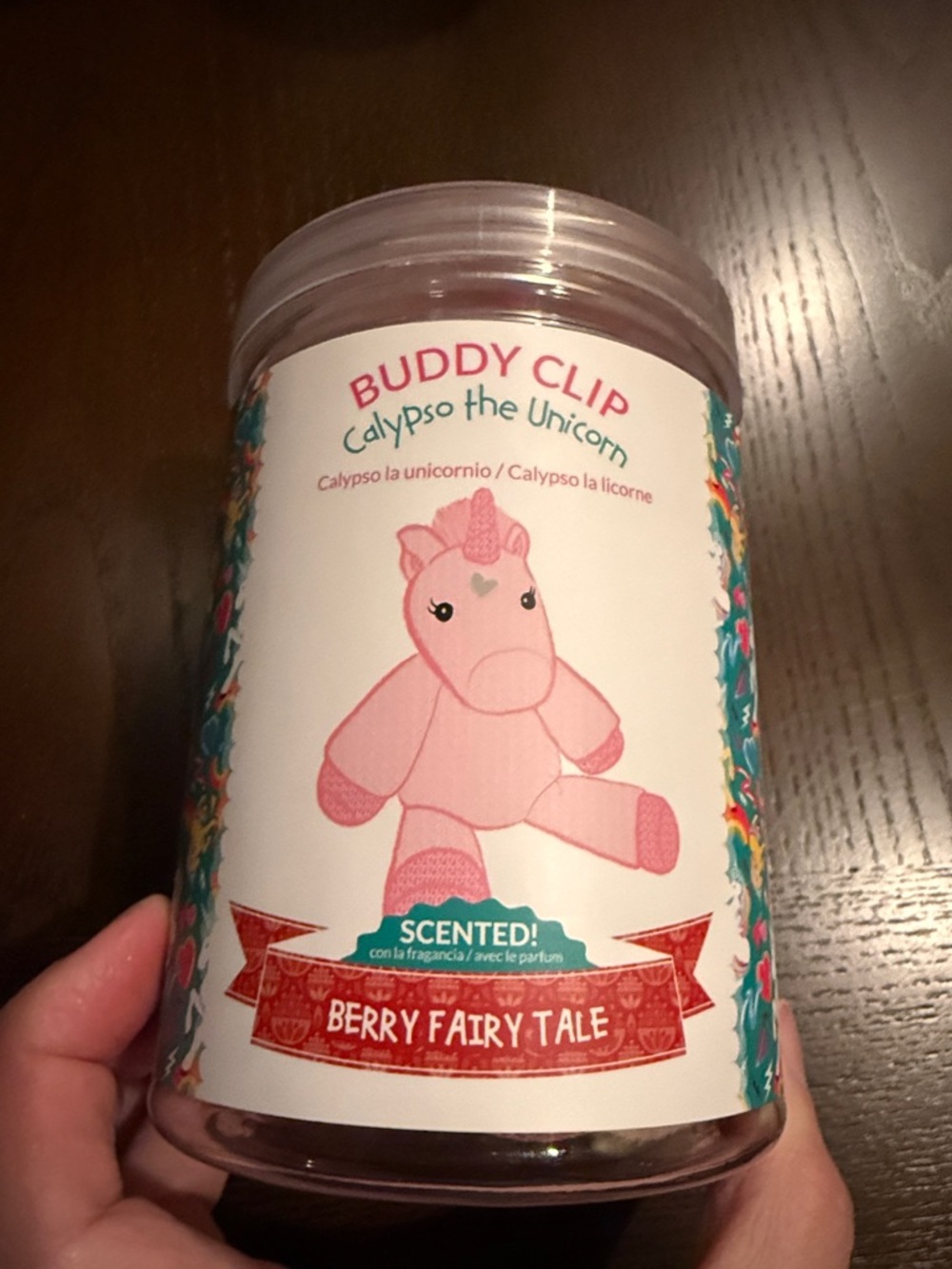 Scentsy Pink Calypso the Unicorn Buddy Clip - Berry Fairy Tale